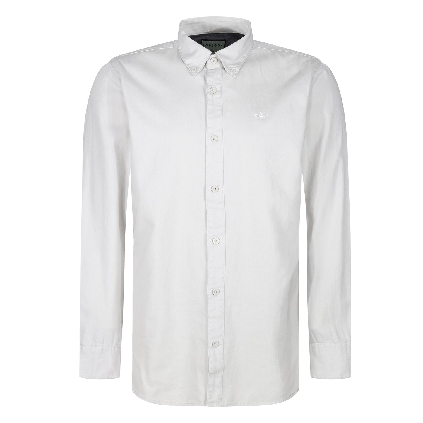 TL London Mens 100% Cotton Shirt Long Sleeve Button Down Smart Casual Regular Fit - QHA UK