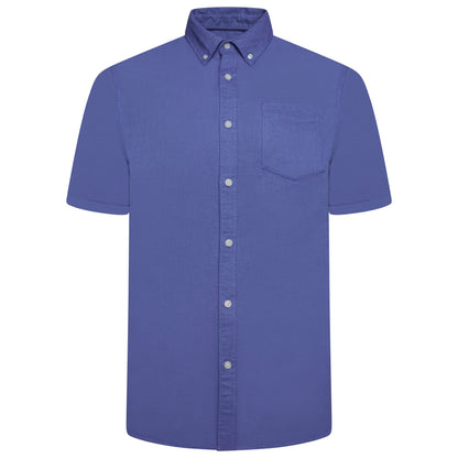 M&S Ultimate Pure Cotton Oxford Shirt Mens Short Sleeve S-4XL - QHA UK