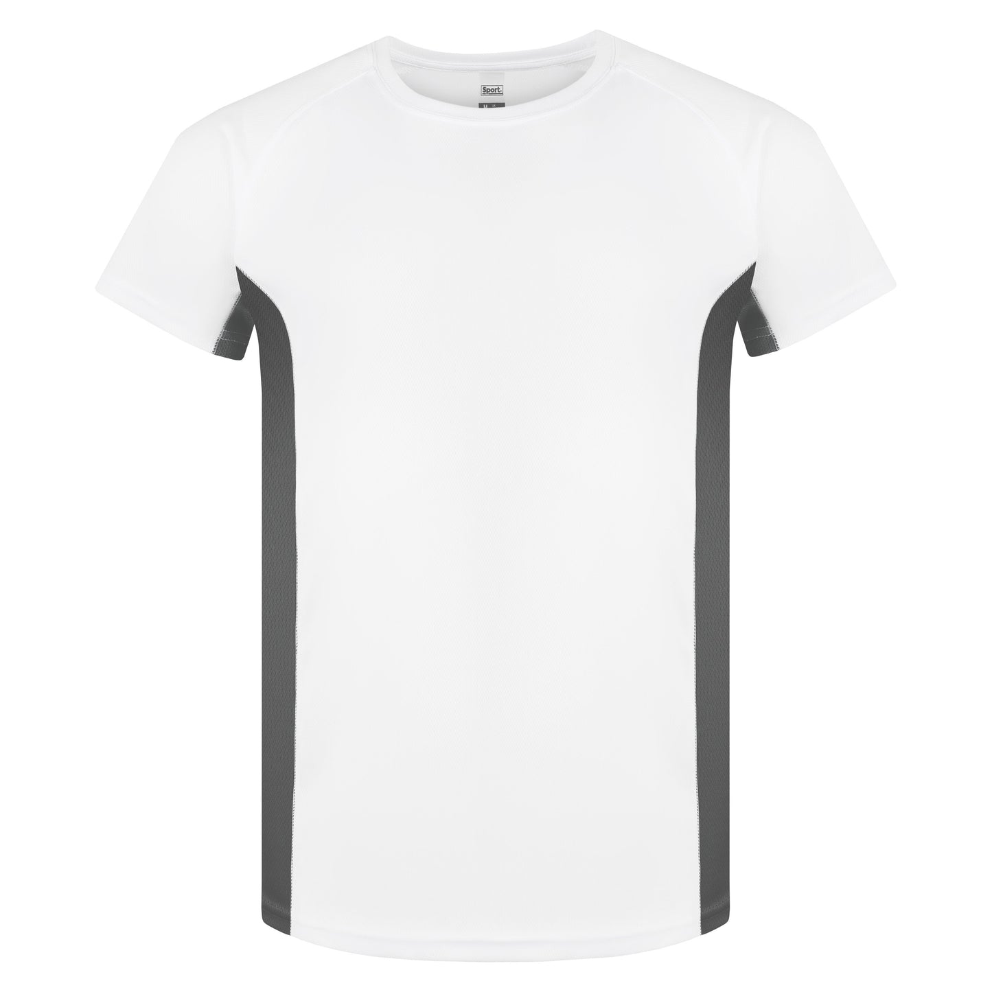 Roly Mens Gym T-Shirt Quick Dry Breathable Running Sports Contrast Panel Tee - QHA UK