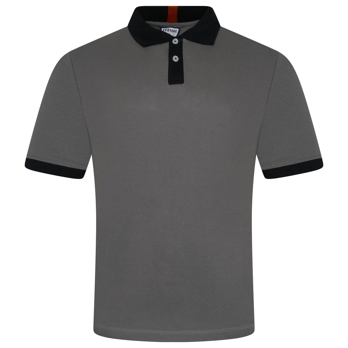 Mens Cotton Polo Shirt Contrast Collar Pique Casual T-Shirt S-2XL UK - QHA UK