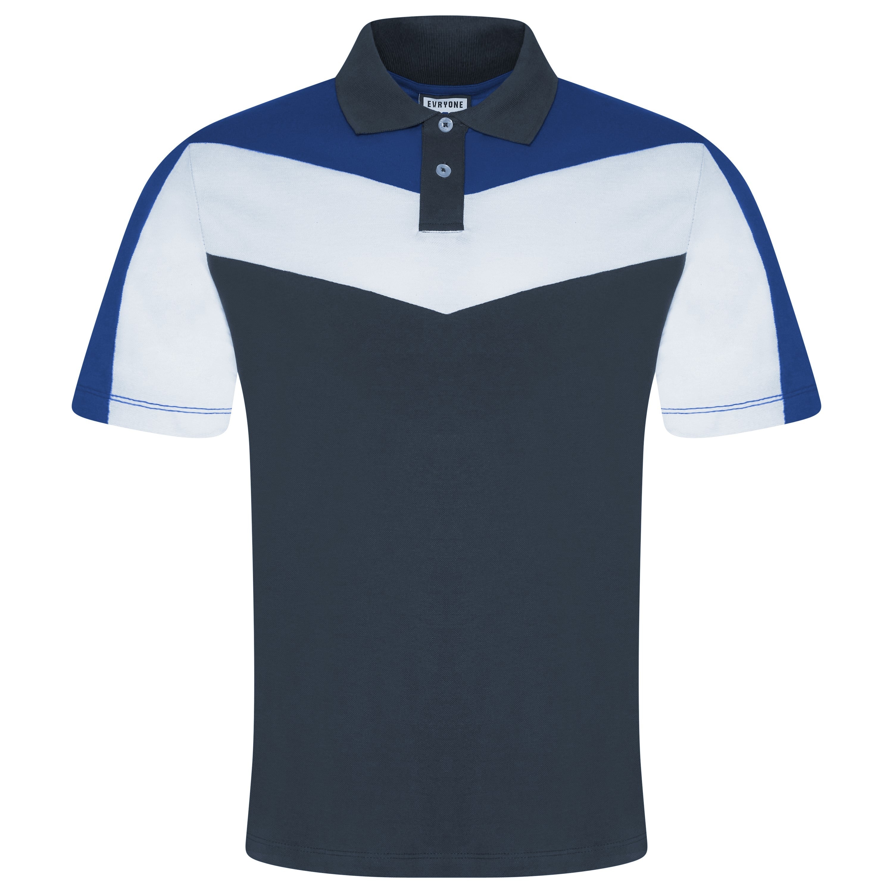 Evryone Contrast Stripe Polo Shirt