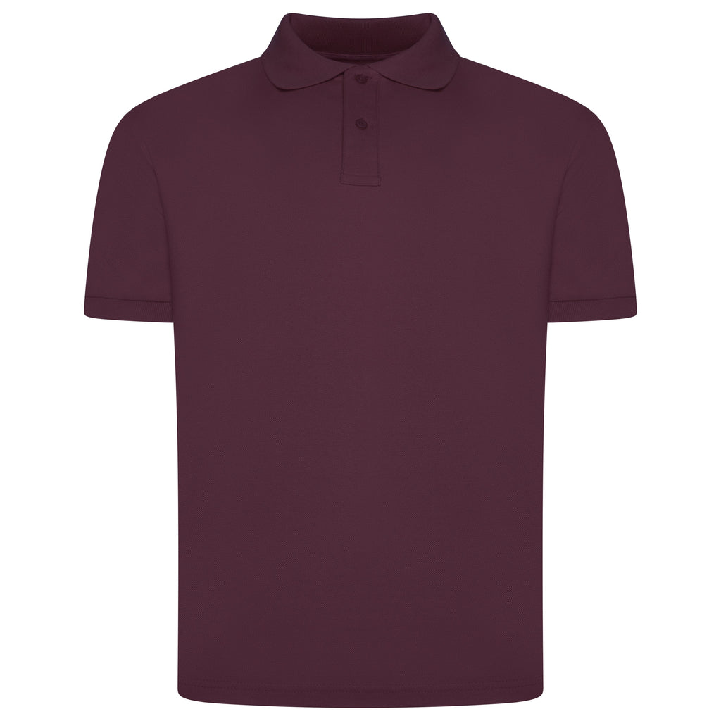 Mens 100% Cotton Polo Shirt Short Sleeve Pique Casual Work Top