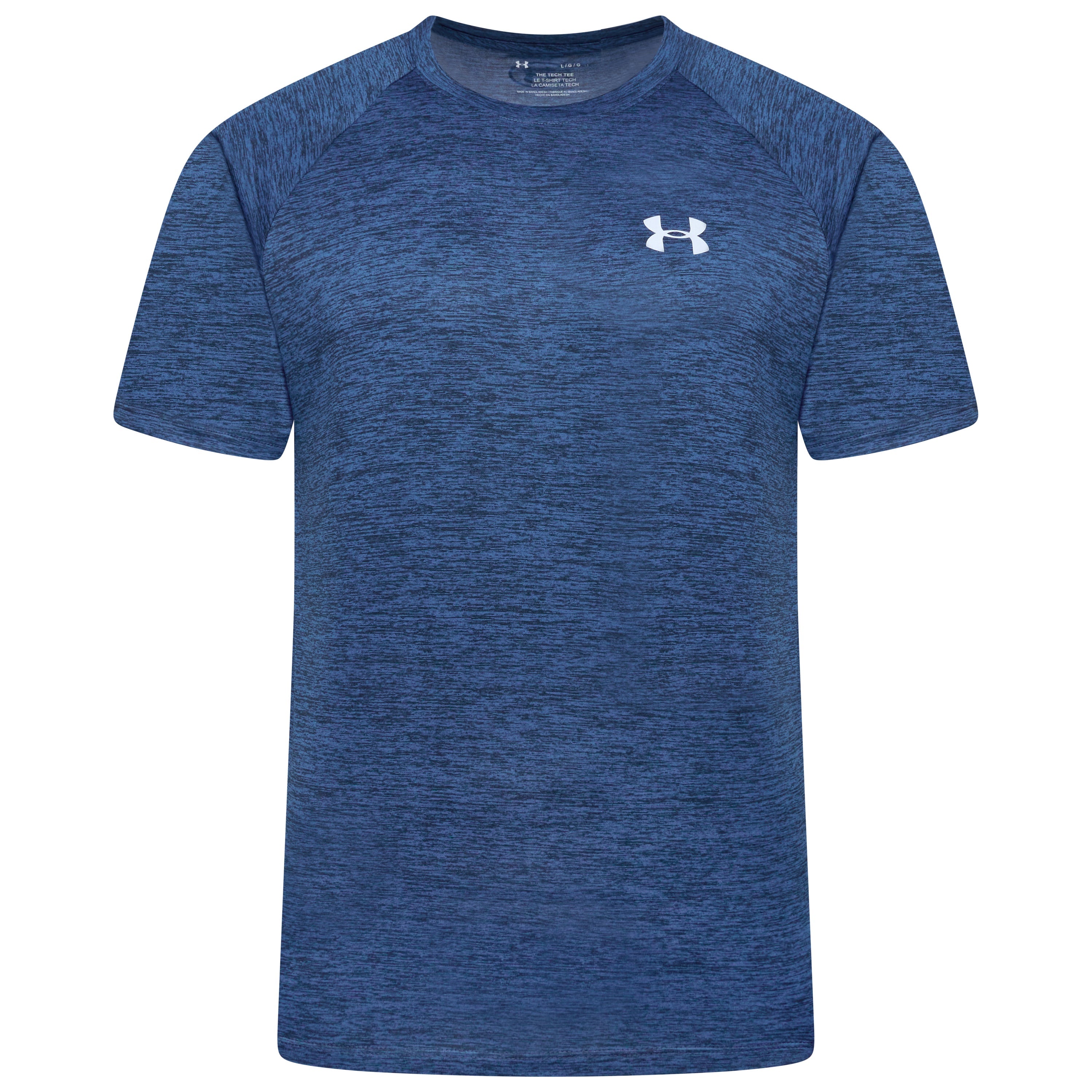 Under Armour Mens HeatGear Tech Marl T-Shirt Gym Running Training Top