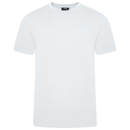 White t-shirt on a white background