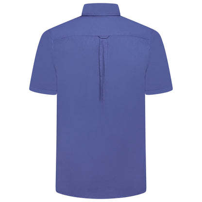 M&S Ultimate Pure Cotton Oxford Shirt Mens Short Sleeve S-4XL - QHA UK