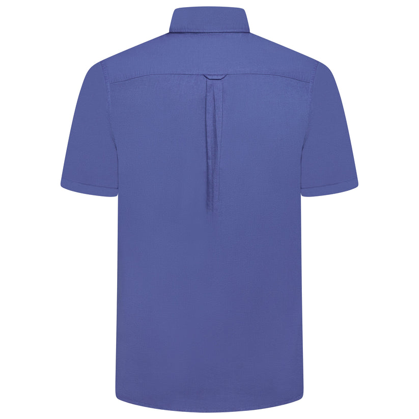 M&S Ultimate Pure Cotton Oxford Shirt Mens Short Sleeve S-4XL - QHA UK