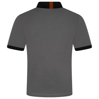 Mens Cotton Polo Shirt Contrast Collar Pique Casual T-Shirt S-2XL UK - QHA UK