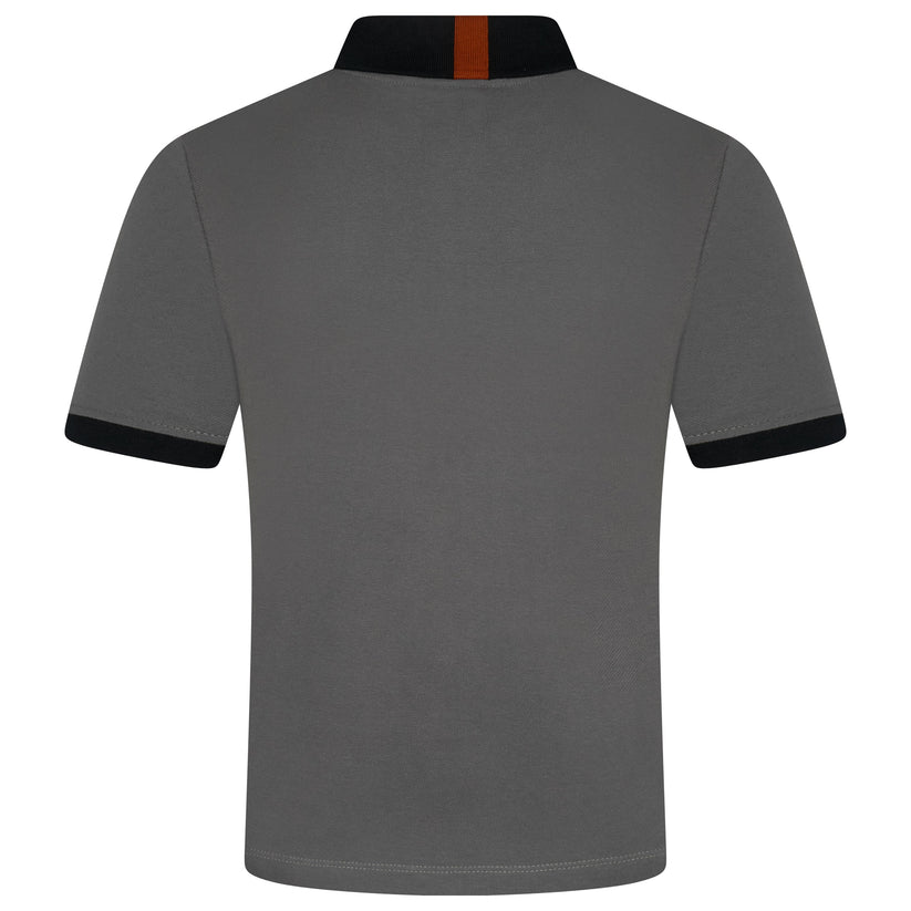 Mens Cotton Polo Shirt Contrast Collar Pique Casual T-Shirt S-2XL UK - QHA UK