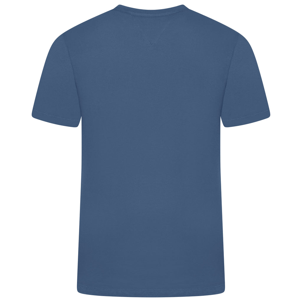 Tommy Hilfiger Mens Embroidered Logo Cotton Crew Neck T-Shirt S-2XL - QHA UK