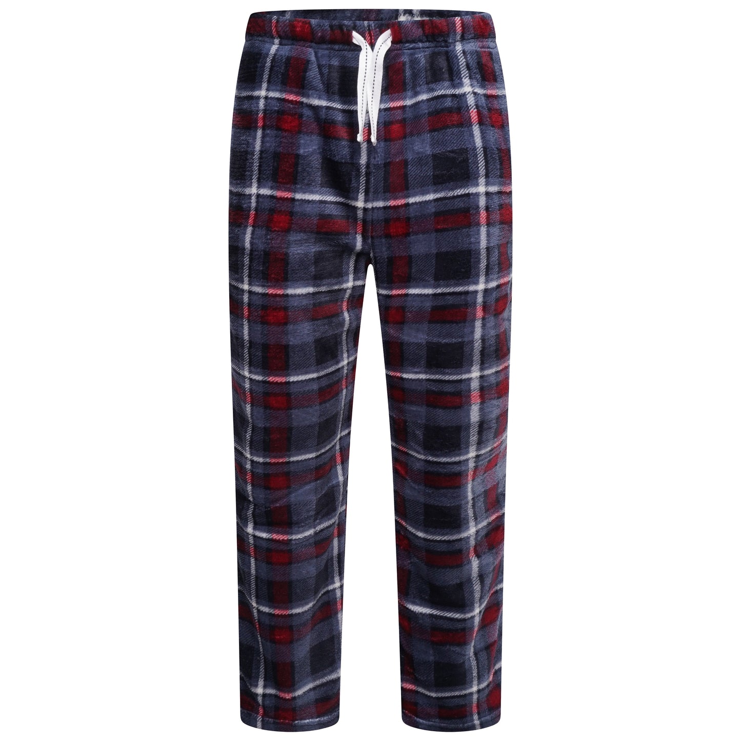Mens Plush Fleece Lounge Set Pyjama Tracksuit Soft Warm Loungewear - QHA UK