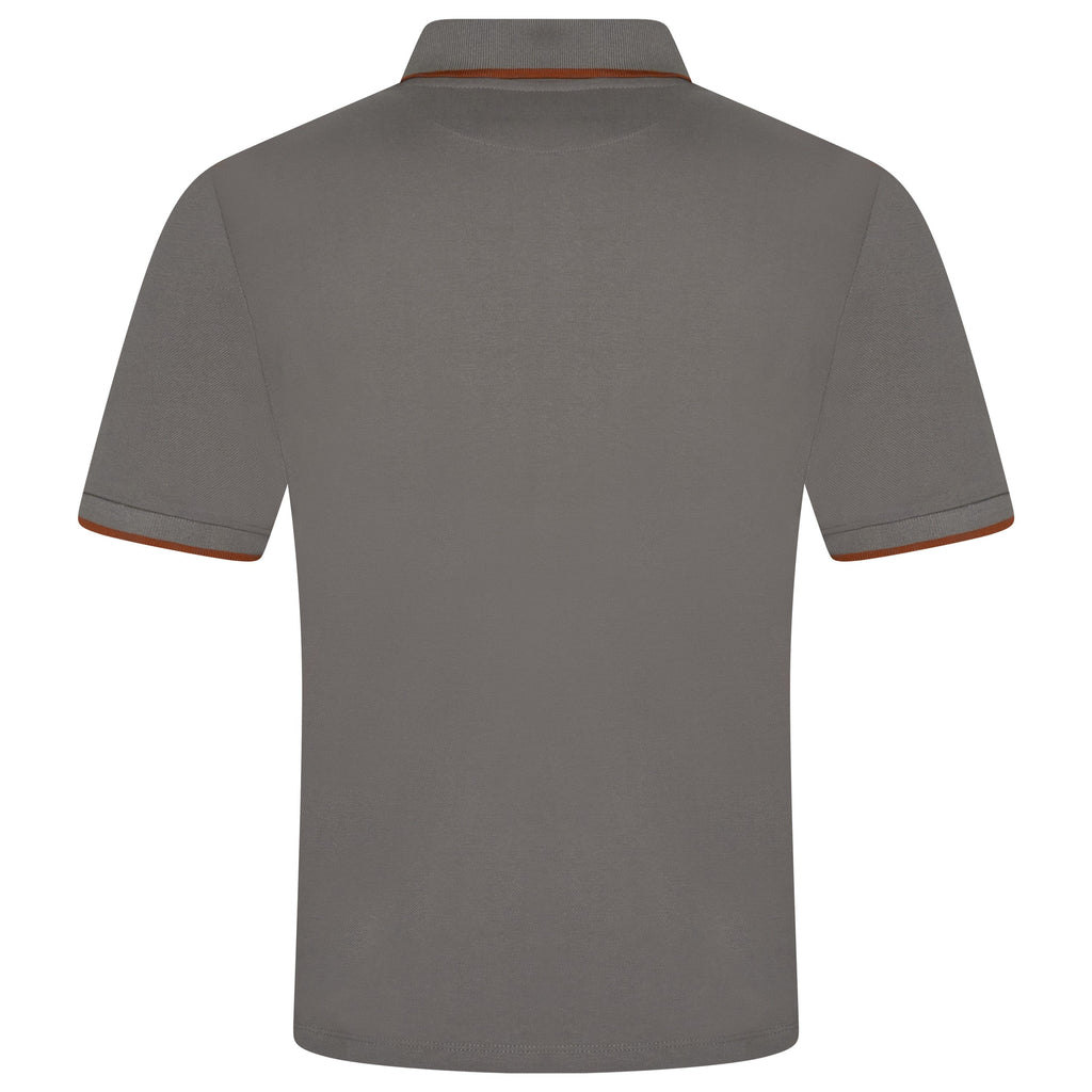Evryone Contrast Diagonal Stripe Polo Shirt