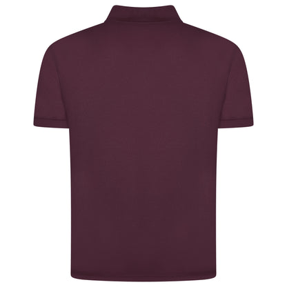 Mens 100% Cotton Polo Shirt Short Sleeve Pique Casual Work Top - QHA UK