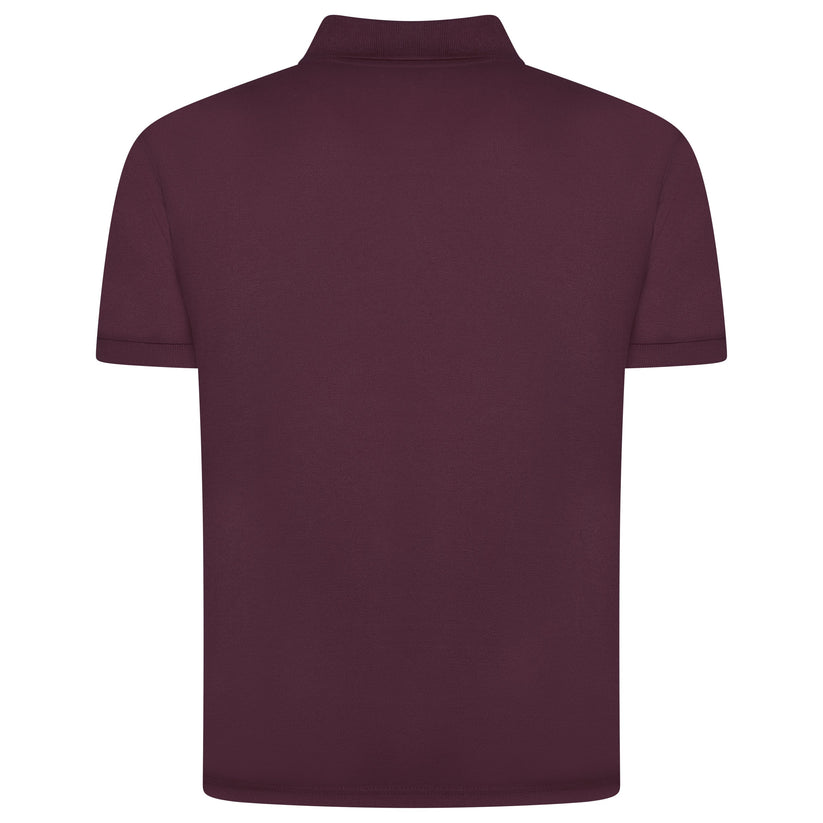 Mens 100% Cotton Polo Shirt Short Sleeve Pique Casual Work Top - QHA UK