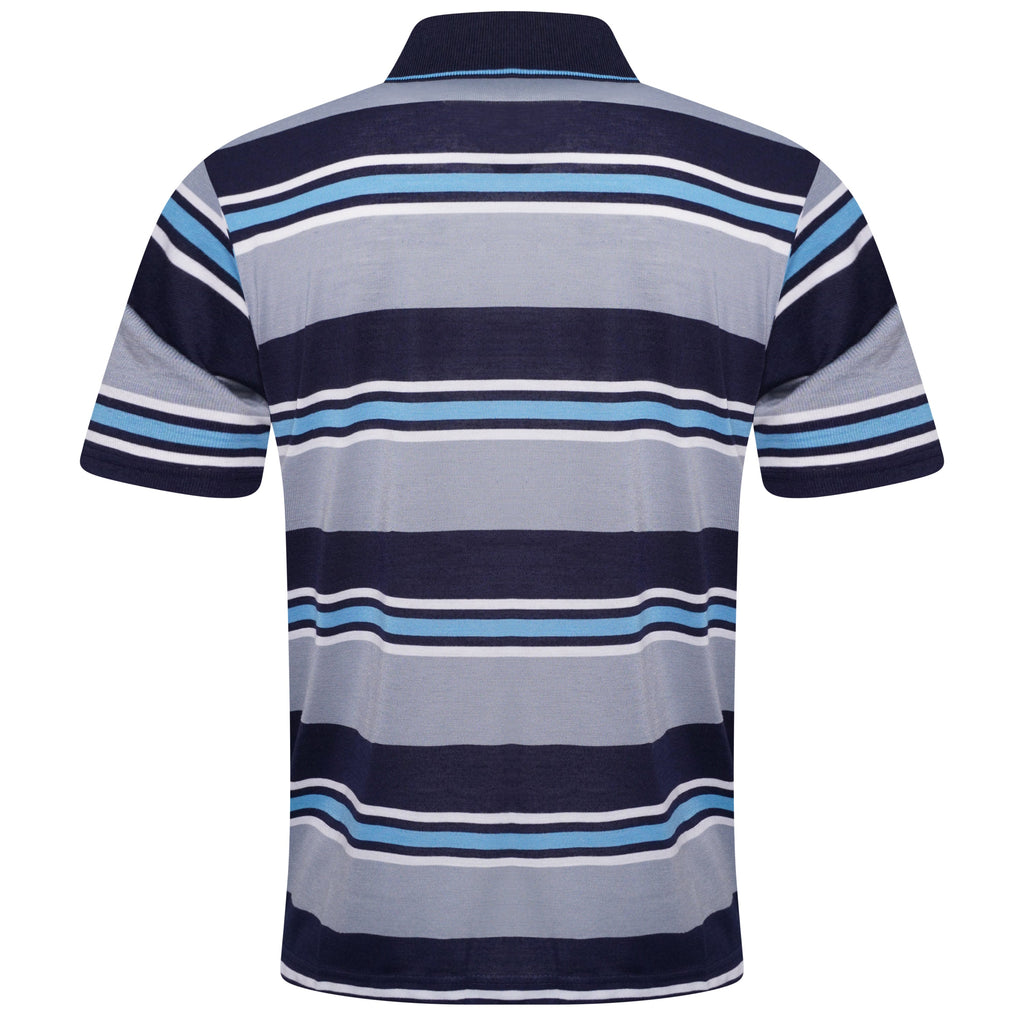 Charles Norton Brenden Striped Polo Shirt