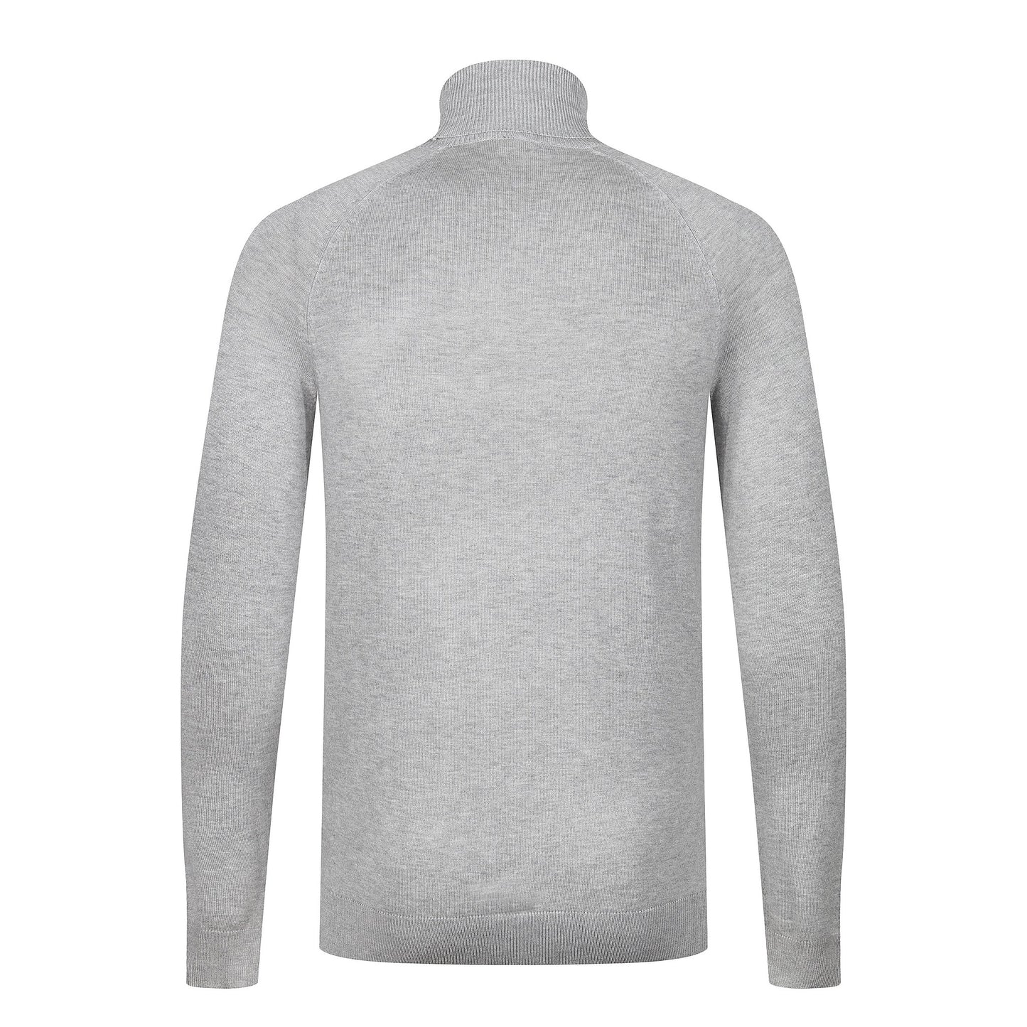City Comfort Mens Turtle Roll Neck Jumper Lightweight Knit Sweater Casual Top - QHA UK