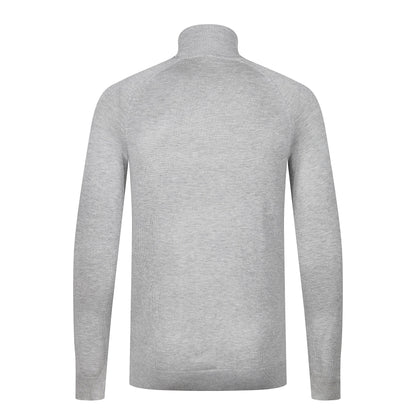 City Comfort Mens Turtle Roll Neck Jumper Lightweight Knit Sweater Casual Top - QHA UK