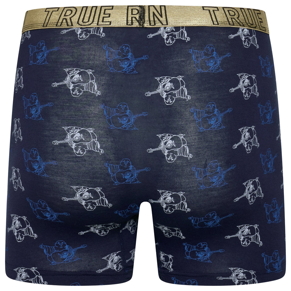 True Religion Mens Boxer Briefs 4 Pack Cotton Stretch Trunks Multipack - QHA UK