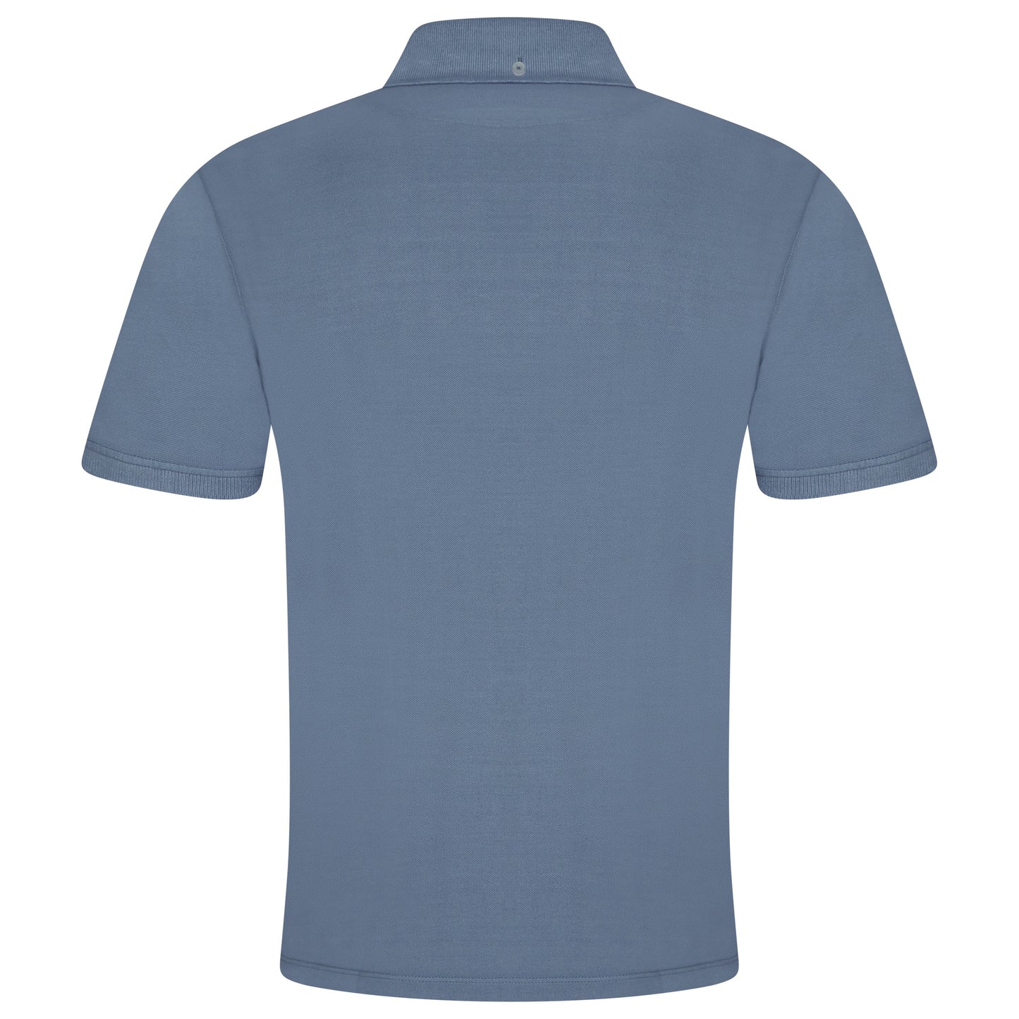 Evryone Mens Cotton Pique Polo Shirt Button Collar Short Sleeve Casual Top - QHA UK