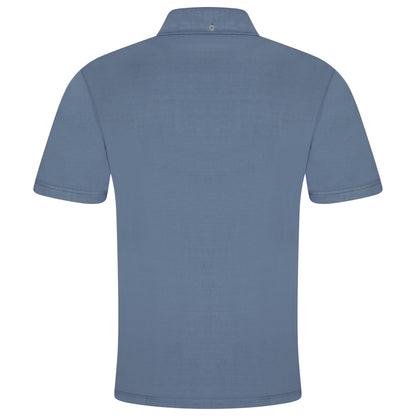 Evryone Mens Cotton Pique Polo Shirt Button Collar Short Sleeve Casual Top - QHA UK