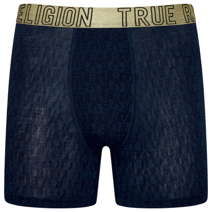 True Religion Men's Fly Front Boxer Briefs Cotton Stretch Pack of 4 S–XL