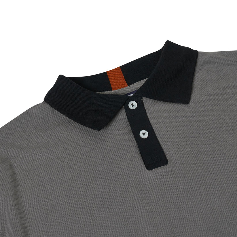 Mens Cotton Polo Shirt Contrast Collar Pique Casual T-Shirt S-2XL UK - QHA UK