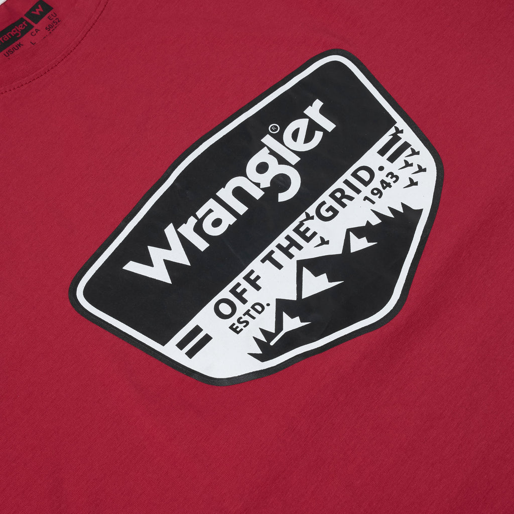 Wrangler Men's Off The Grid Cotton Stretch T-Shirt 5 Colours S–2XL