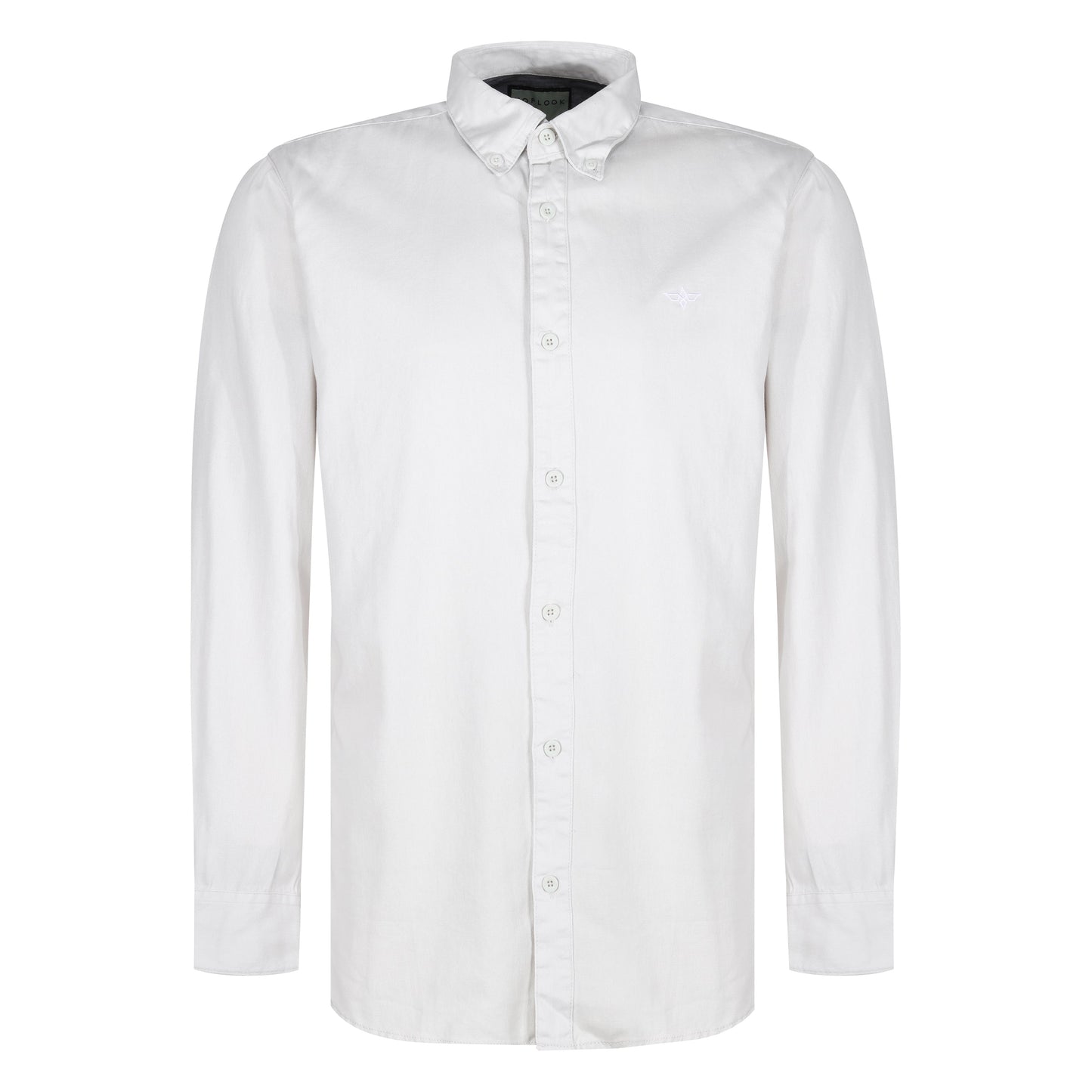 TL London Mens 100% Cotton Shirt Long Sleeve Button Down Smart Casual Regular Fit - QHA UK