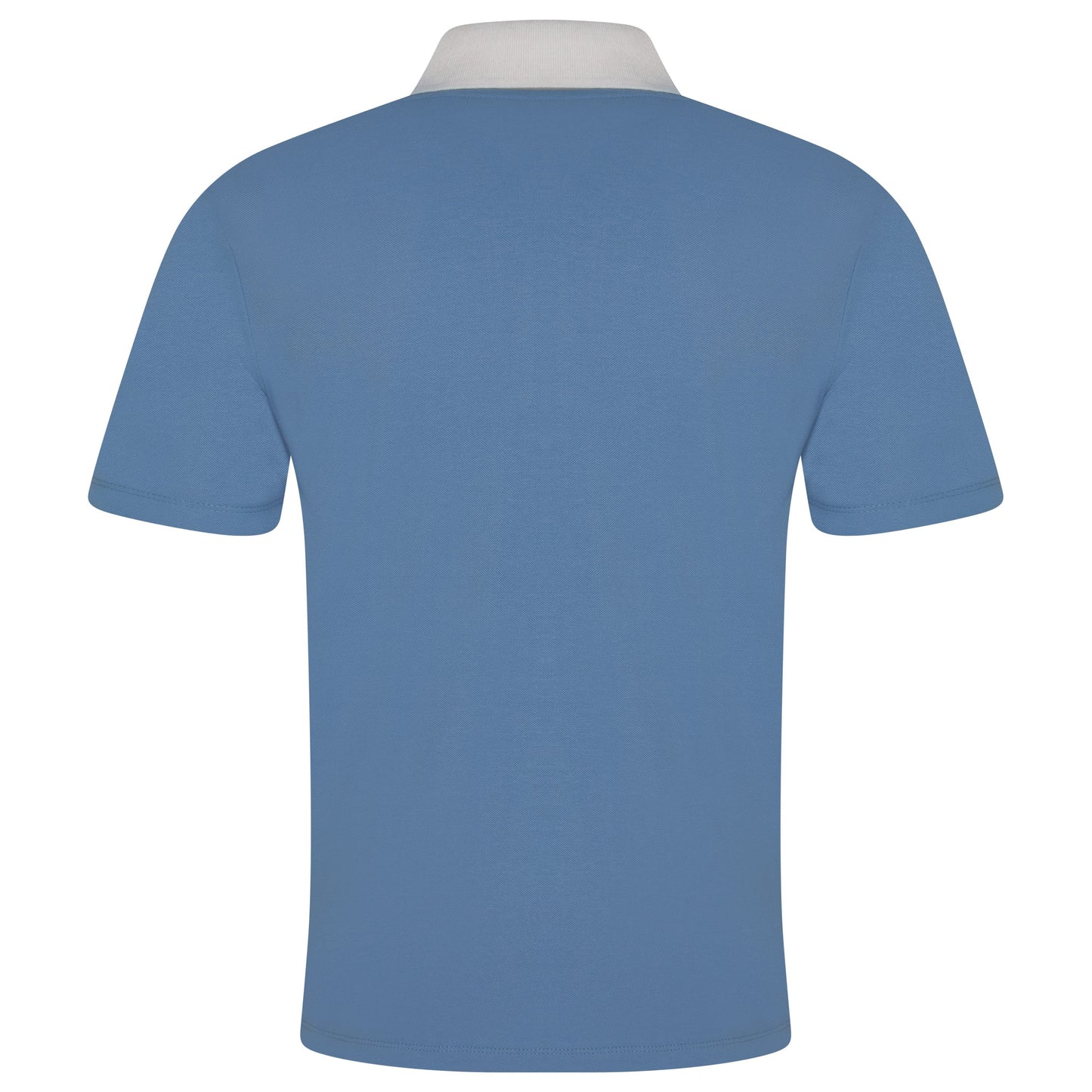 Evryone Mens Cotton Contrast Stripe Polo Shirt Short Sleeve Casual Smart Top - QHA UK