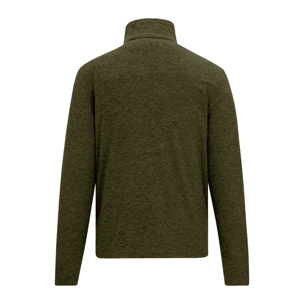 Regatta Thompson Marl Mens Quarter Zip Fleece Sweatshirt Pullover Top