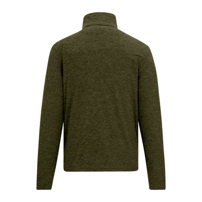 Regatta Thompson Marl Mens Quarter Zip Fleece Sweatshirt Pullover Top - QHA UK