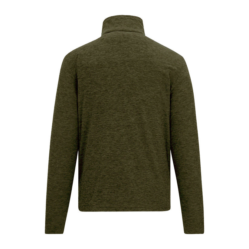 Regatta Thompson Marl Mens Quarter Zip Fleece Sweatshirt Pullover Top - QHA UK