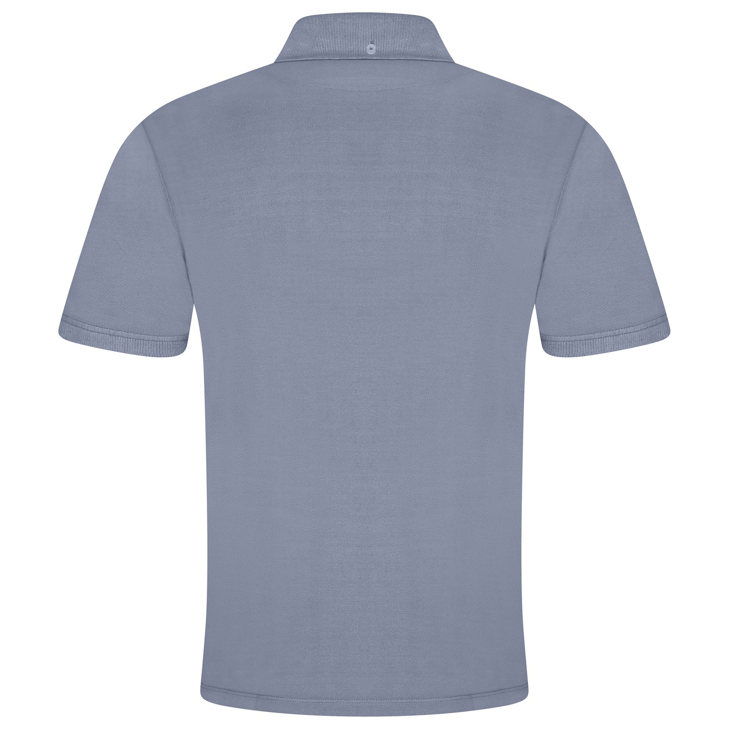 Evryone Mens Cotton Pique Polo Shirt Button Collar Short Sleeve Casual Top - QHA UK