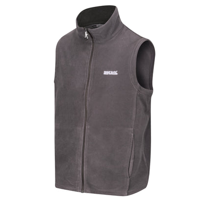 Regatta Tobias Fleece Gilet Mens Full Zip Bodywarmer Lightweight Vest - QHA UK