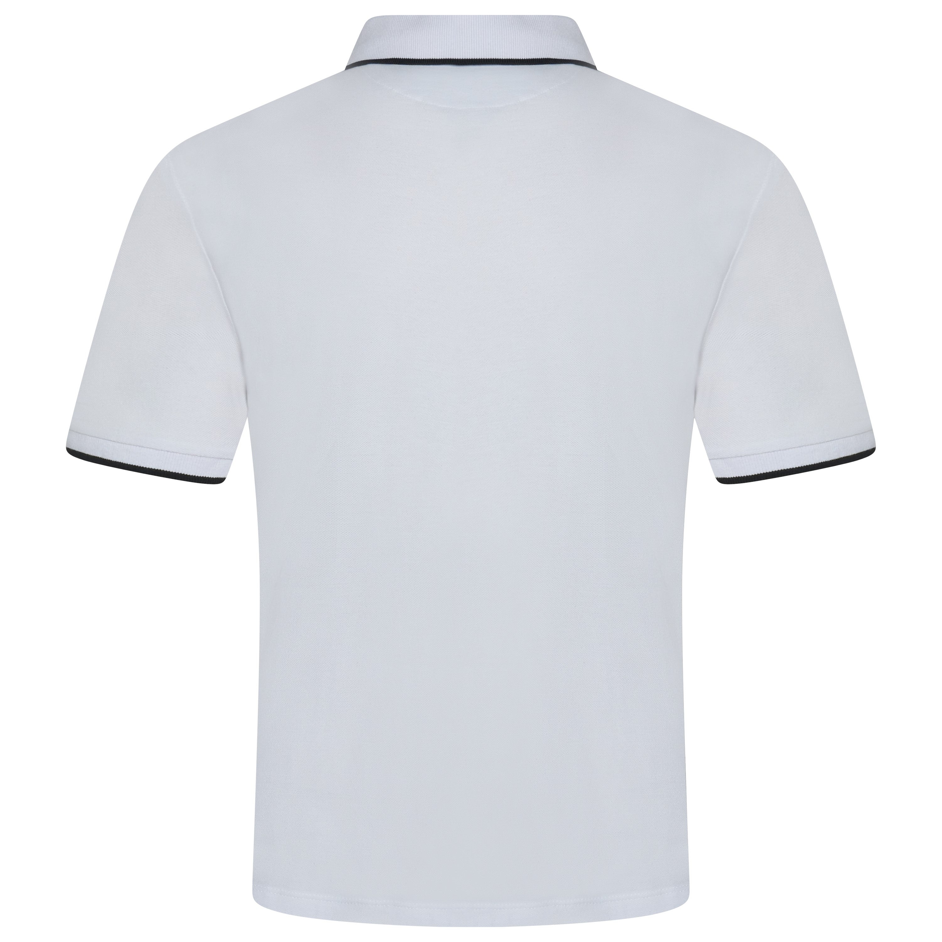 Evryone Contrast Diagonal Stripe Polo Shirt