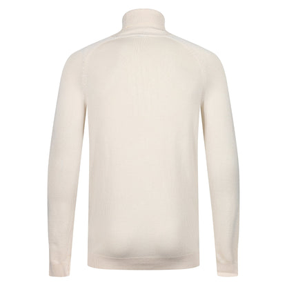 City Comfort Mens Turtle Roll Neck Jumper Lightweight Knit Sweater Casual Top - QHA UK