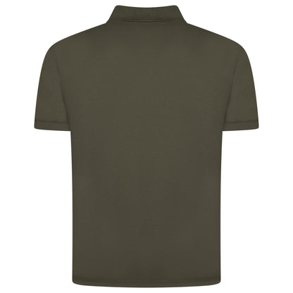 Mens 100% Cotton Polo Shirt Short Sleeve Pique Casual Work Top - QHA UK