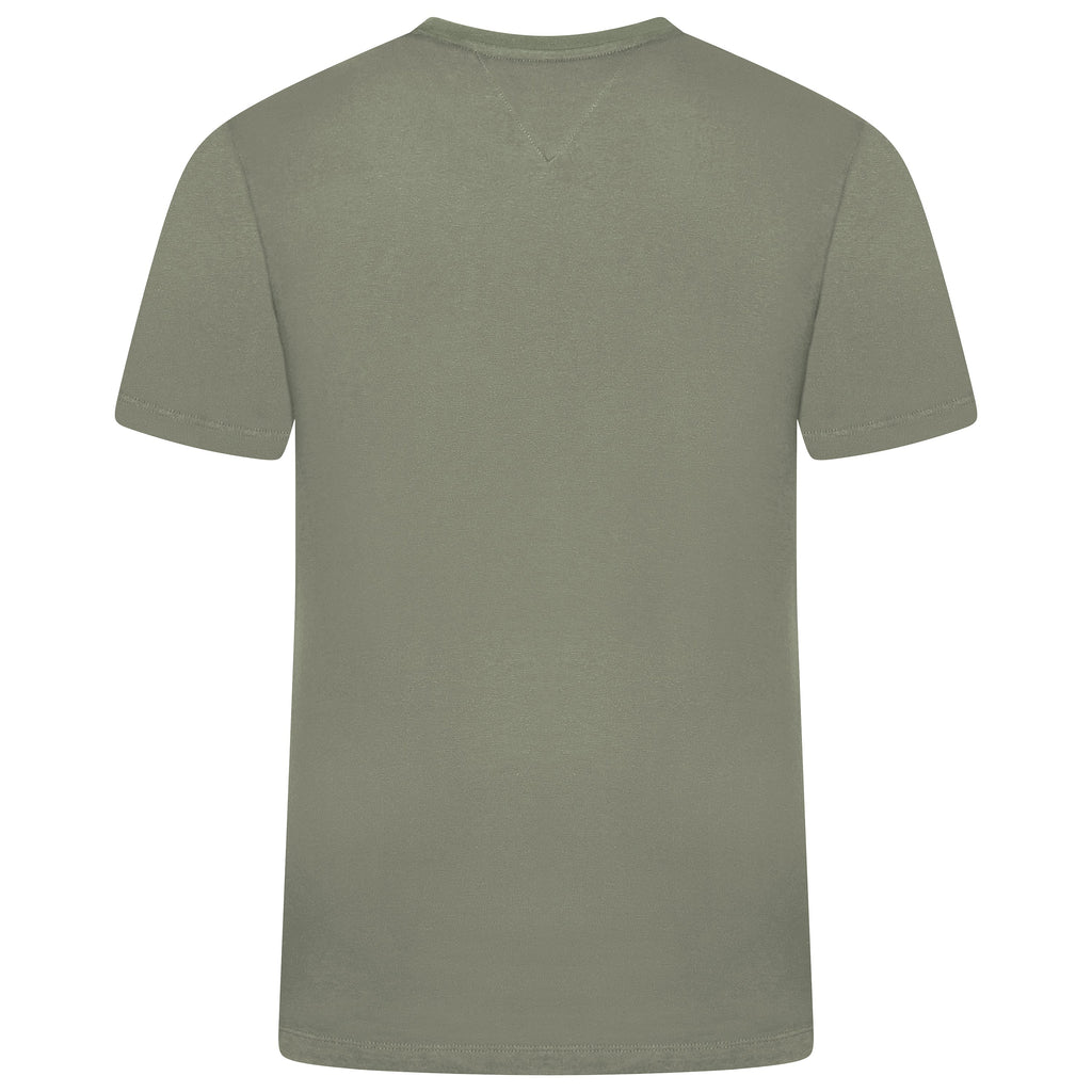 Tommy Hilfiger Mens Embroidered Logo Cotton Crew Neck T-Shirt S-2XL - QHA UK