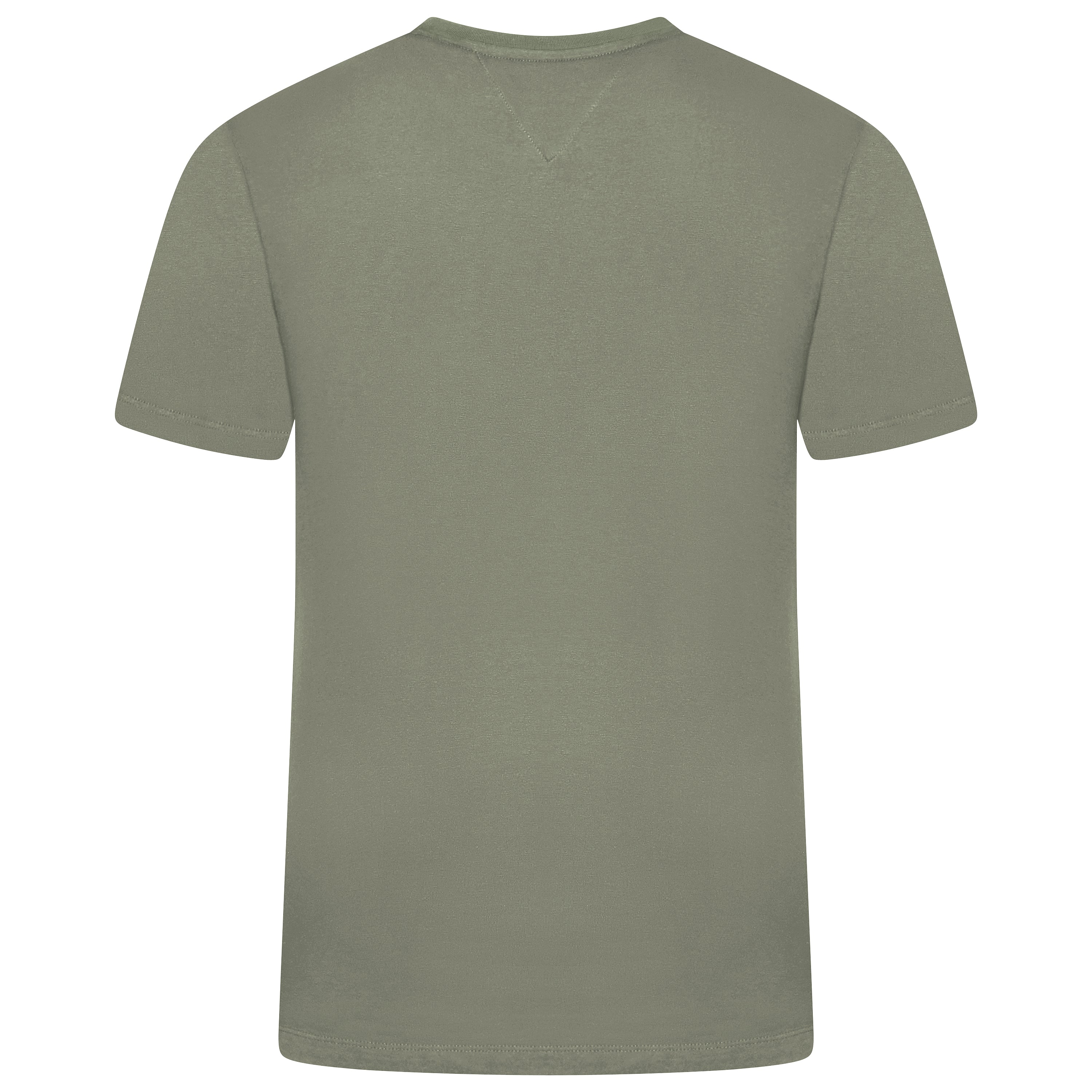 Tommy Hilfiger Mens Embroidered Logo Cotton Crew Neck T-Shirt S-2XL - QHA UK
