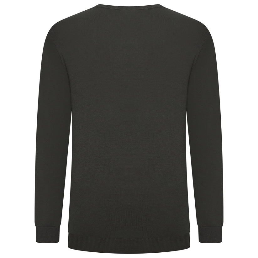 Crew Clothing Mens V Neck Jumper Cotton Knit Sweater Casual Regular Fit - QHA UK
