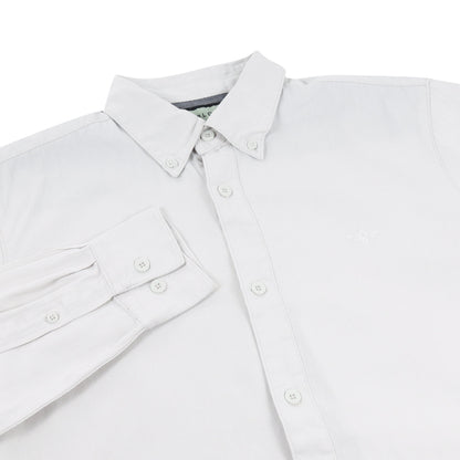 TL London Mens 100% Cotton Shirt Long Sleeve Button Down Smart Casual Regular Fit - QHA UK