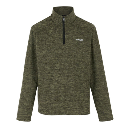 Regatta Thompson Marl Mens Quarter Zip Fleece Sweatshirt Pullover Top - QHA UK