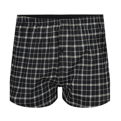 Payden Mens 3 Pack Check Boxer Shorts Cotton Rich Underwear S-2XL - QHA UK