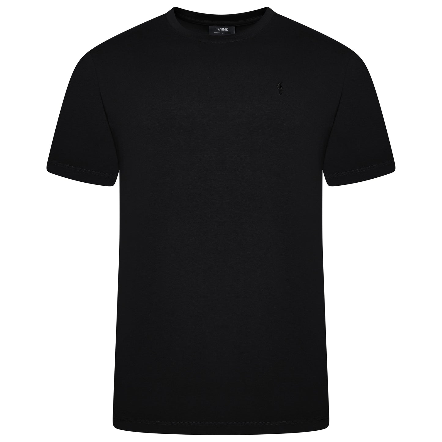Ochnik Mens Stretch Cotton T-Shirt Crew Neck Logo Tee Regular Fit S-4XL - QHA UK