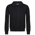 Mens Quarter Zip Sweatshirt Fleece Pullover Work Jumper Cotton Blend - QHA UK