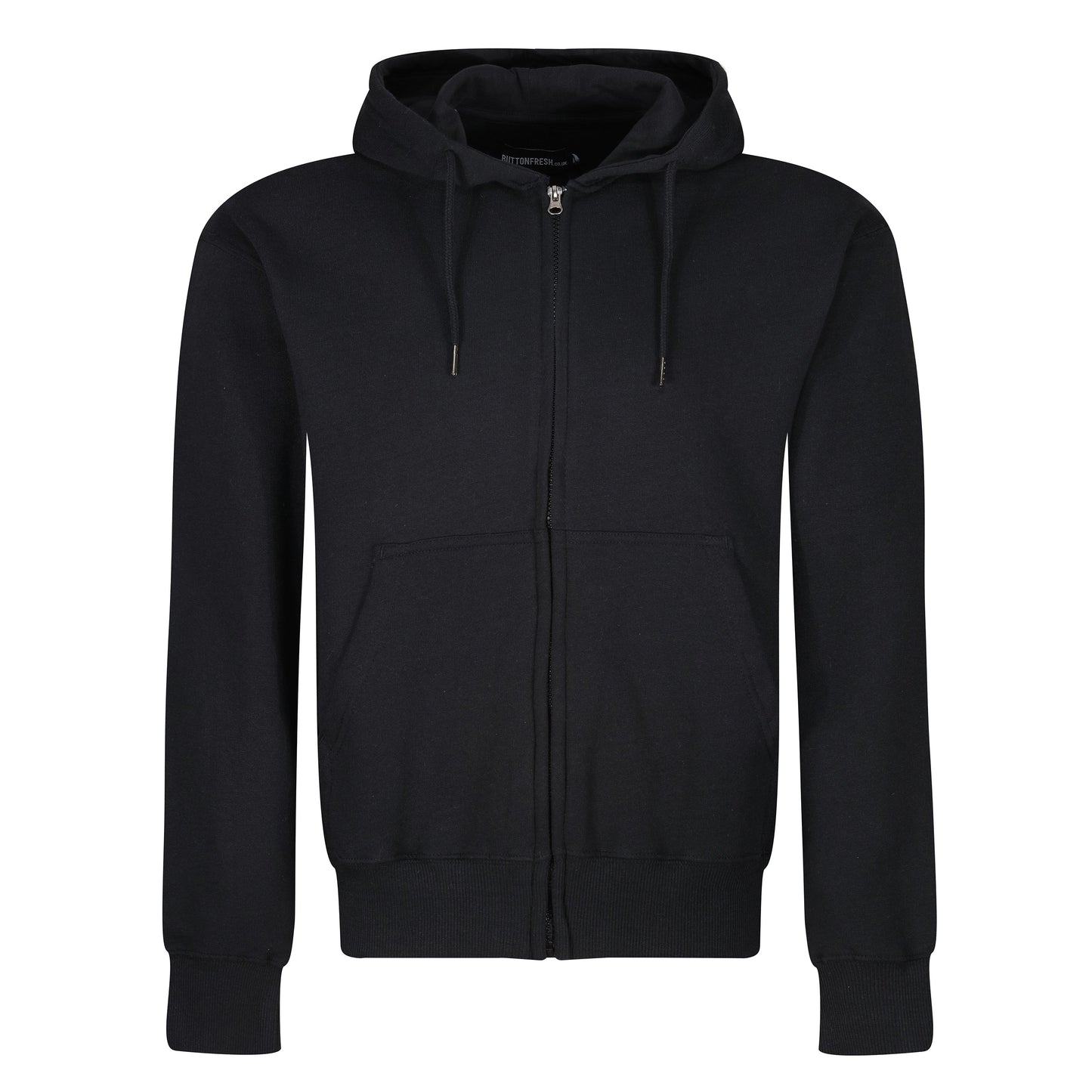 Mens Full Zip Hoodie Fleece Sweatshirt Jacket Casual Hooded Top - QHA UK