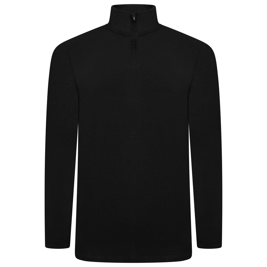 Mens Thermal Quarter Zip Pullover Stretch Lightweight Layering Top