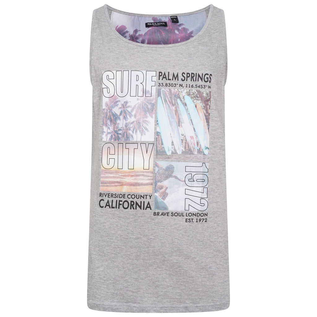 Brave Soul Printed Graphic Vest