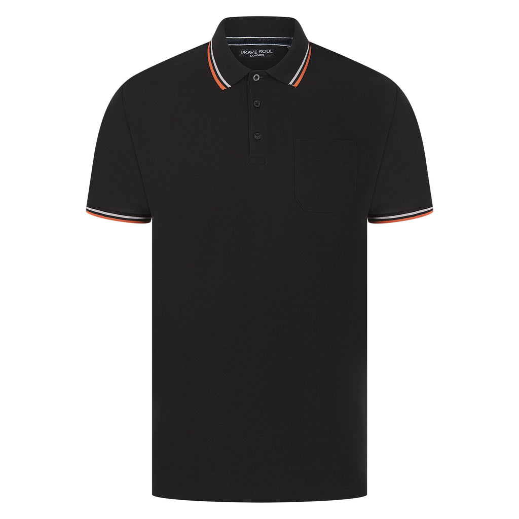 Brave Soul Cosmo Pique Polo Shirt