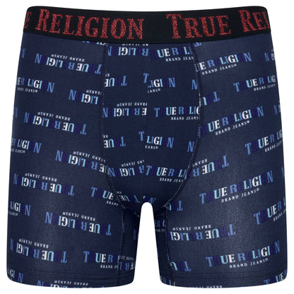 True Religion Men's Fly Front Boxer Briefs Cotton Stretch Pack of 4 S–XL