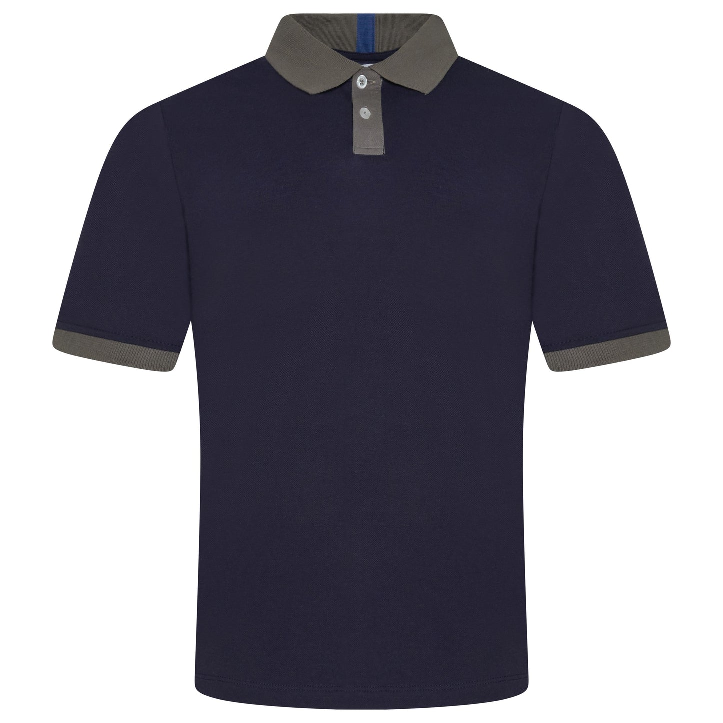 Mens Cotton Polo Shirt Contrast Collar Pique Casual T-Shirt S-2XL UK - QHA UK